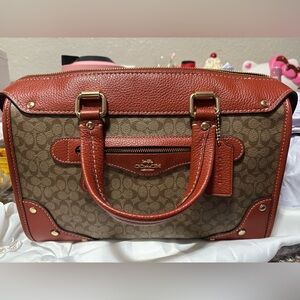 Coach Millie Colorblock Signature Satchel
